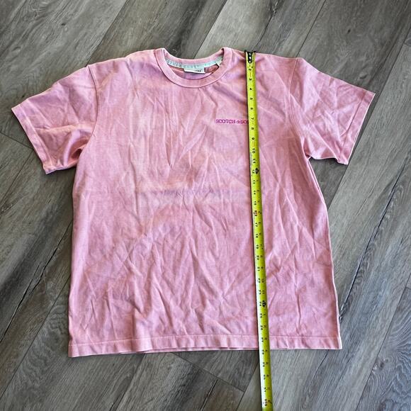SCOTCH & SODA Men's Pink T-Shirt Size L - Picture 4 of 9